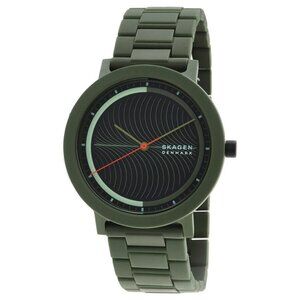FX04015B NWT Skagen Fashion Men's Quartz Plastic Authentic Watch